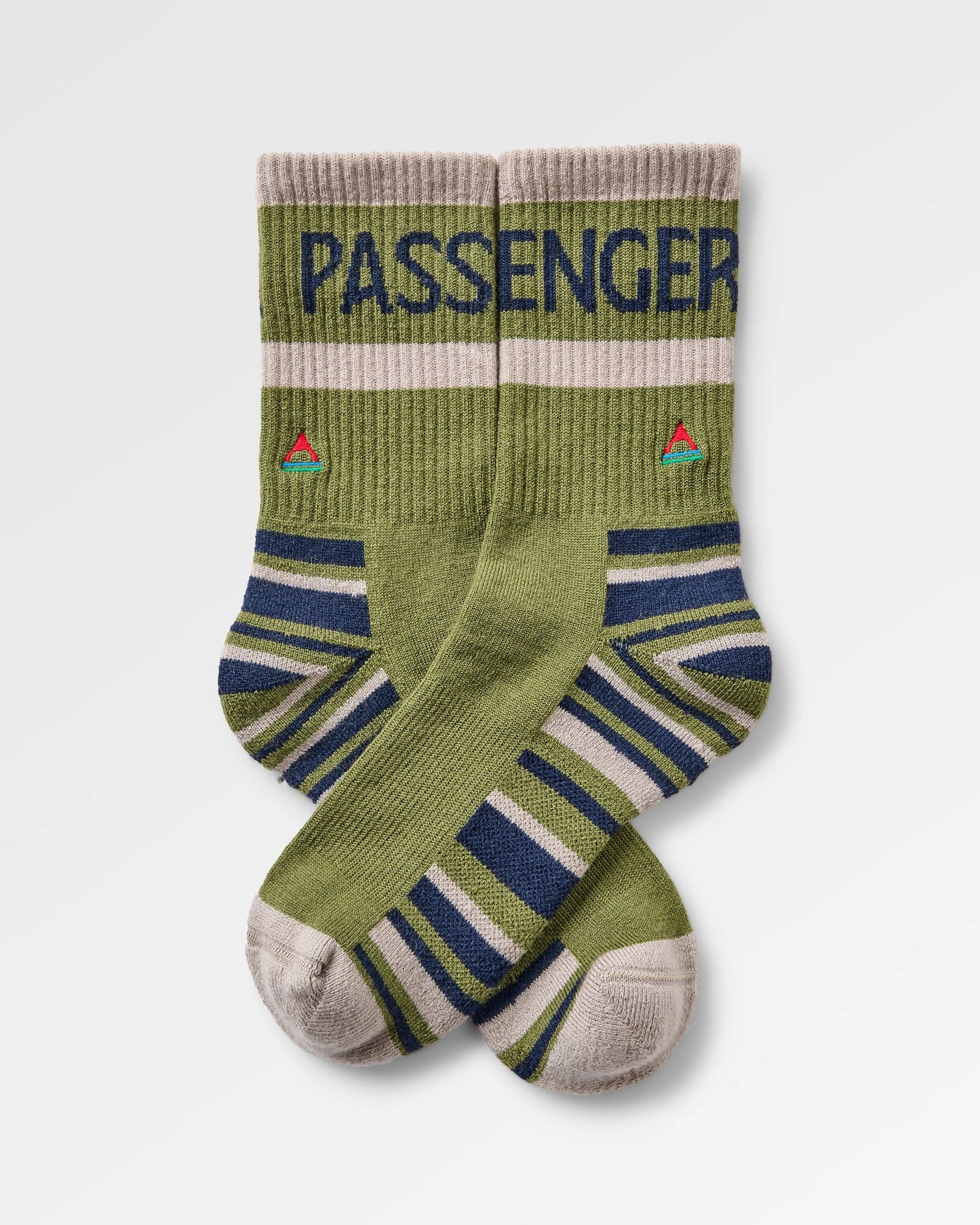 Tahoma Active Socks - Khaki - Flatlay