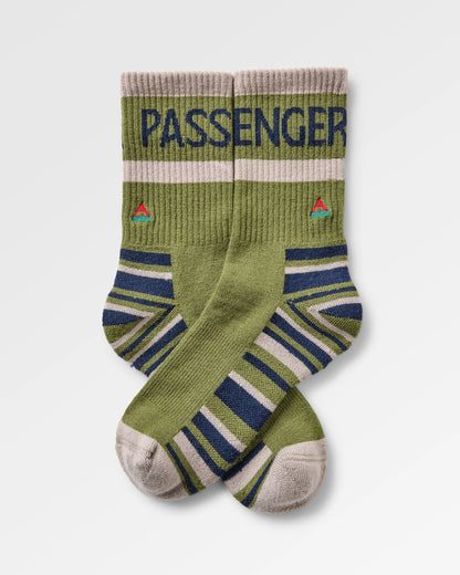 Tahoma Active Socks - Khaki - Flatlay