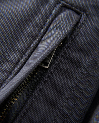 Taylor Quilted Jacket - Charcoal - Flatlay