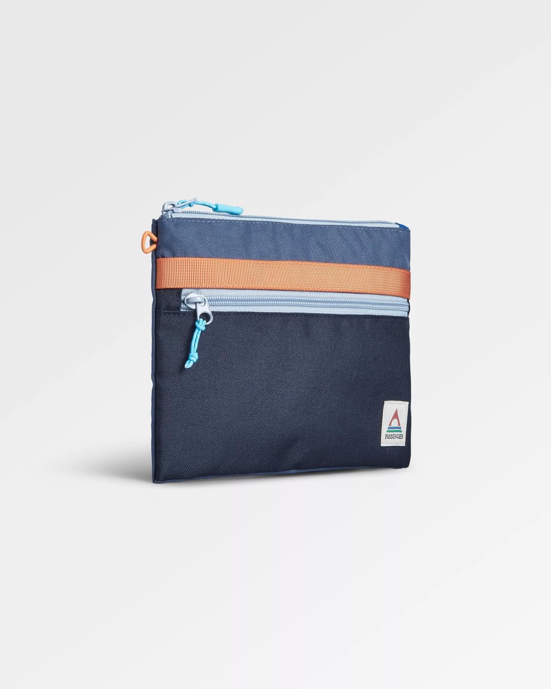 Essentials Recycled Pouch - Dark Denim/ Deep Navy - Flatlay