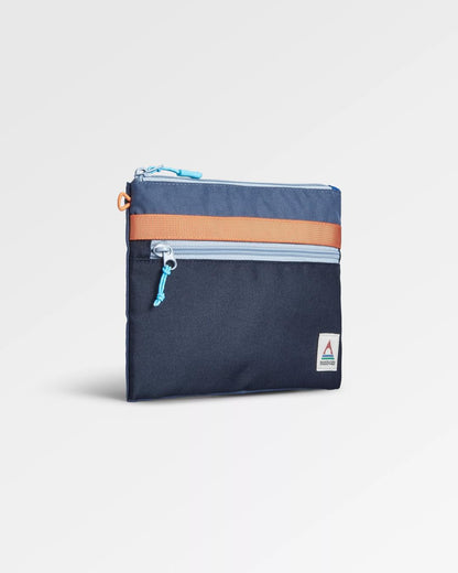 Essentials Recycled Pouch - Dark Denim/ Deep Navy - Flatlay