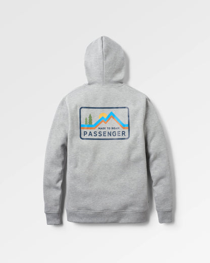 Made To Roam Hoodie - Grey Marl - Flatlay