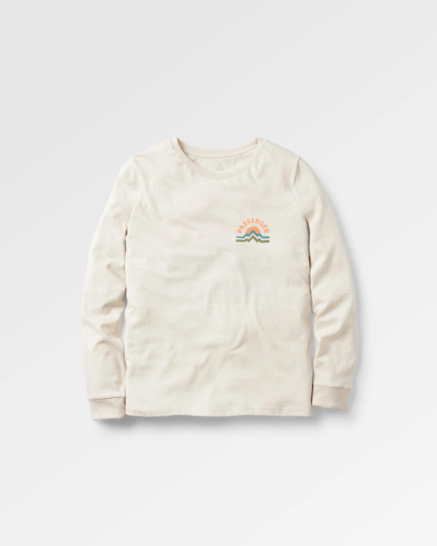 Breathe Recycled Cotton  LS T-Shirt - Milky Marl - Flatlay