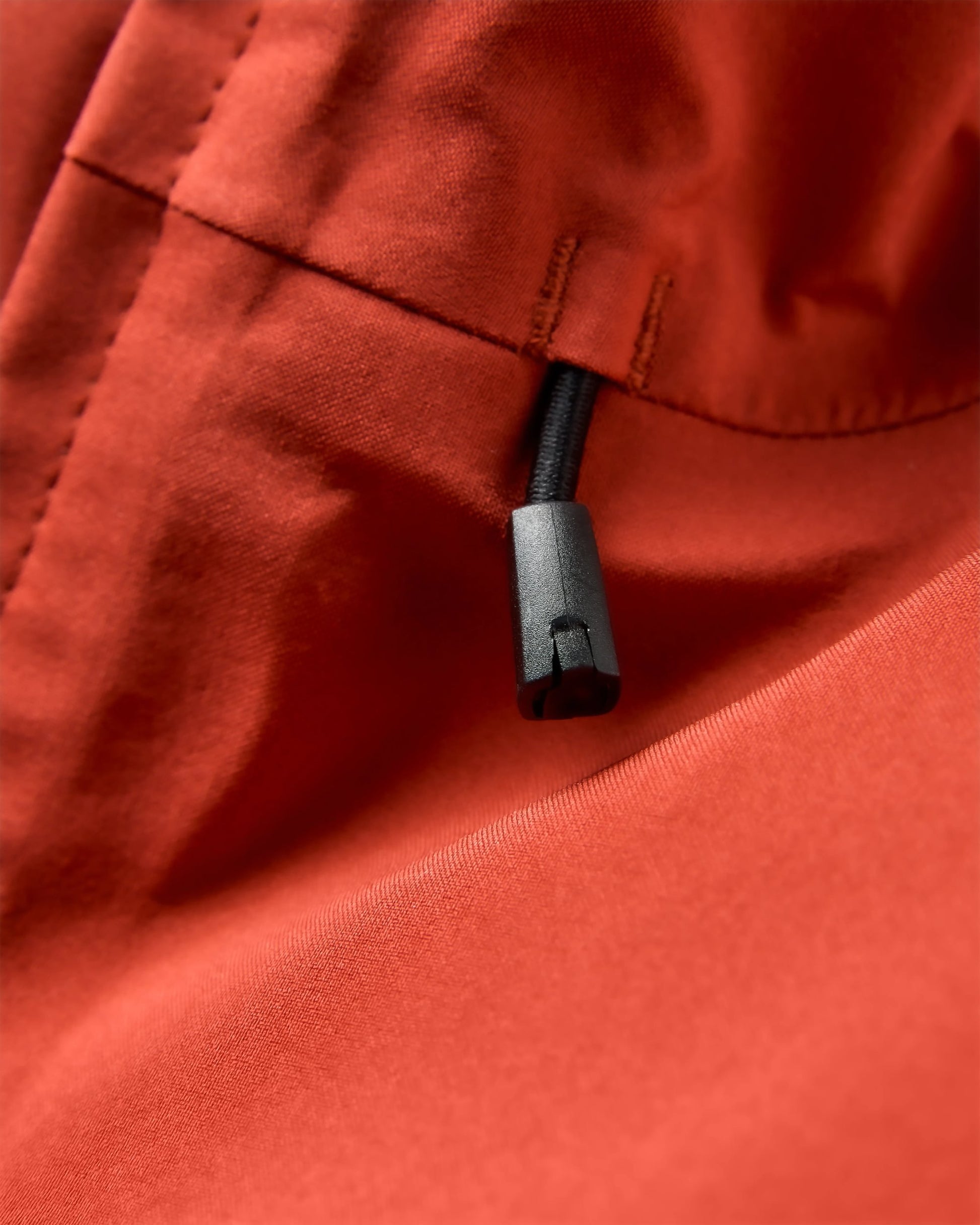 Five Season Recycled Waterproof Jacket - Red Ochre - Flatlay
