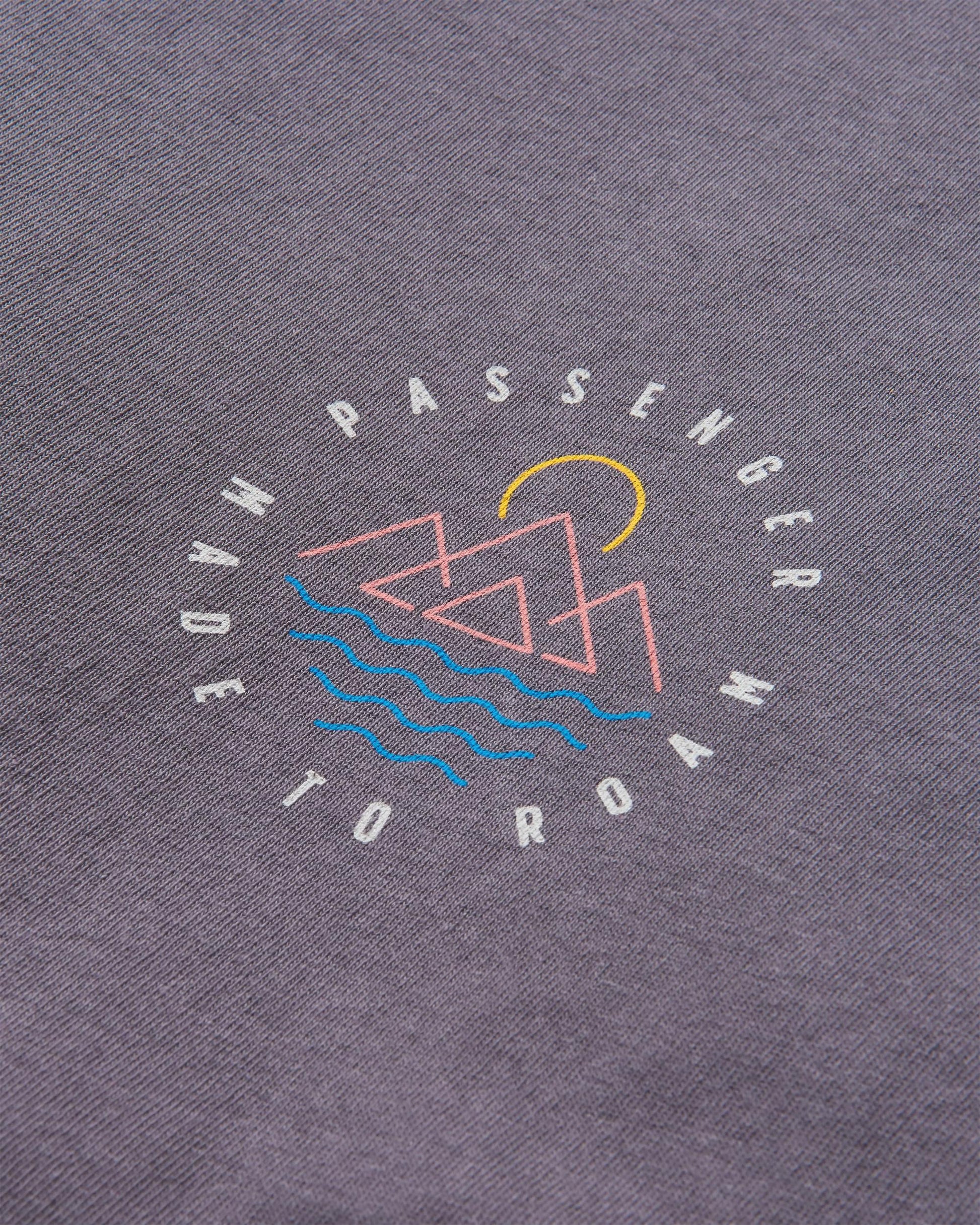 Escapism Recycled LS T-Shirt - Faded Black - Flatlay