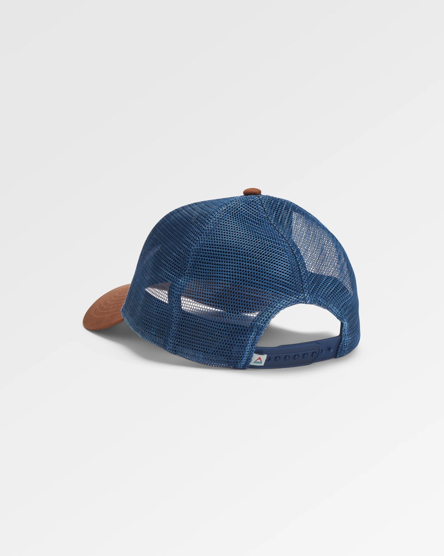 Odyssey Mesh Snapback Cap - Rich Navy/Brown - Flatlay