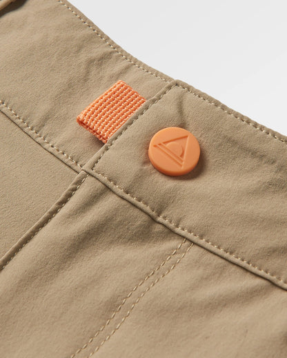 365 Trail Roll-Up Short - Chinchilla Brown - Flatlay