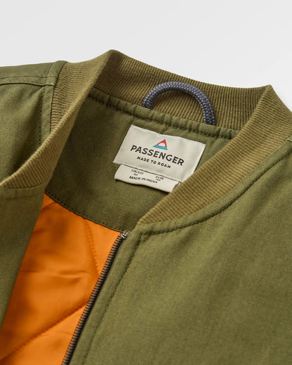 Explorers Organic Cotton Canvas Vest - Khaki - Flatlay