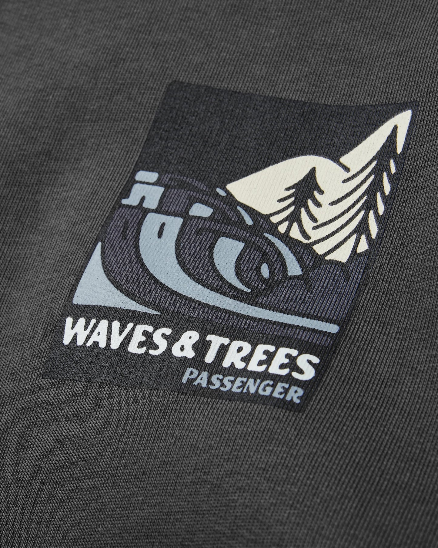 Waves & Trees Organic Cotton Sweatshirt - Charcoal