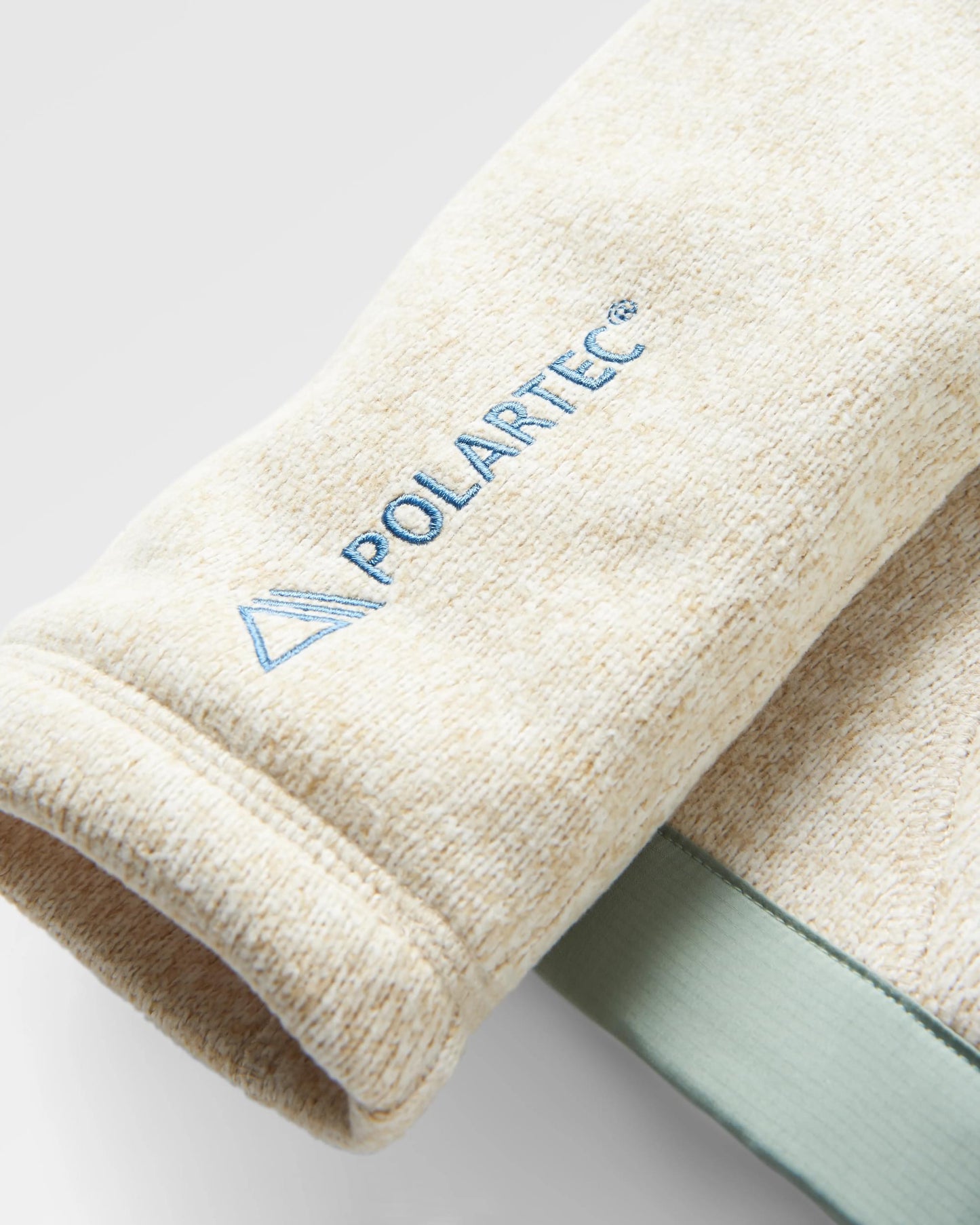 Women's Wilder Recycled Polartec® Fleece - Birch Marl - Flatlay