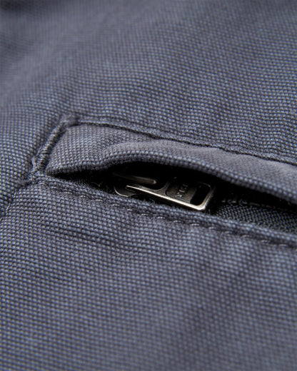Taylor Quilted Jacket - Charcoal - Flatlay