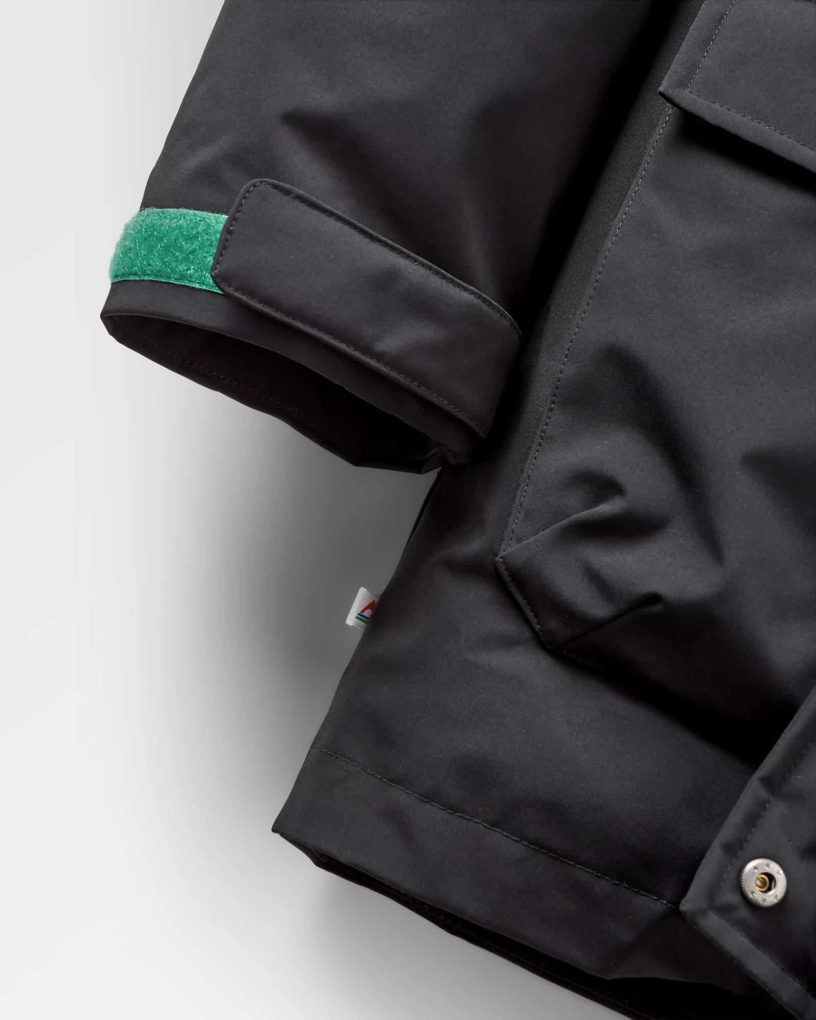 Alaska Insulated Recycled Parka - Black - Flatlay