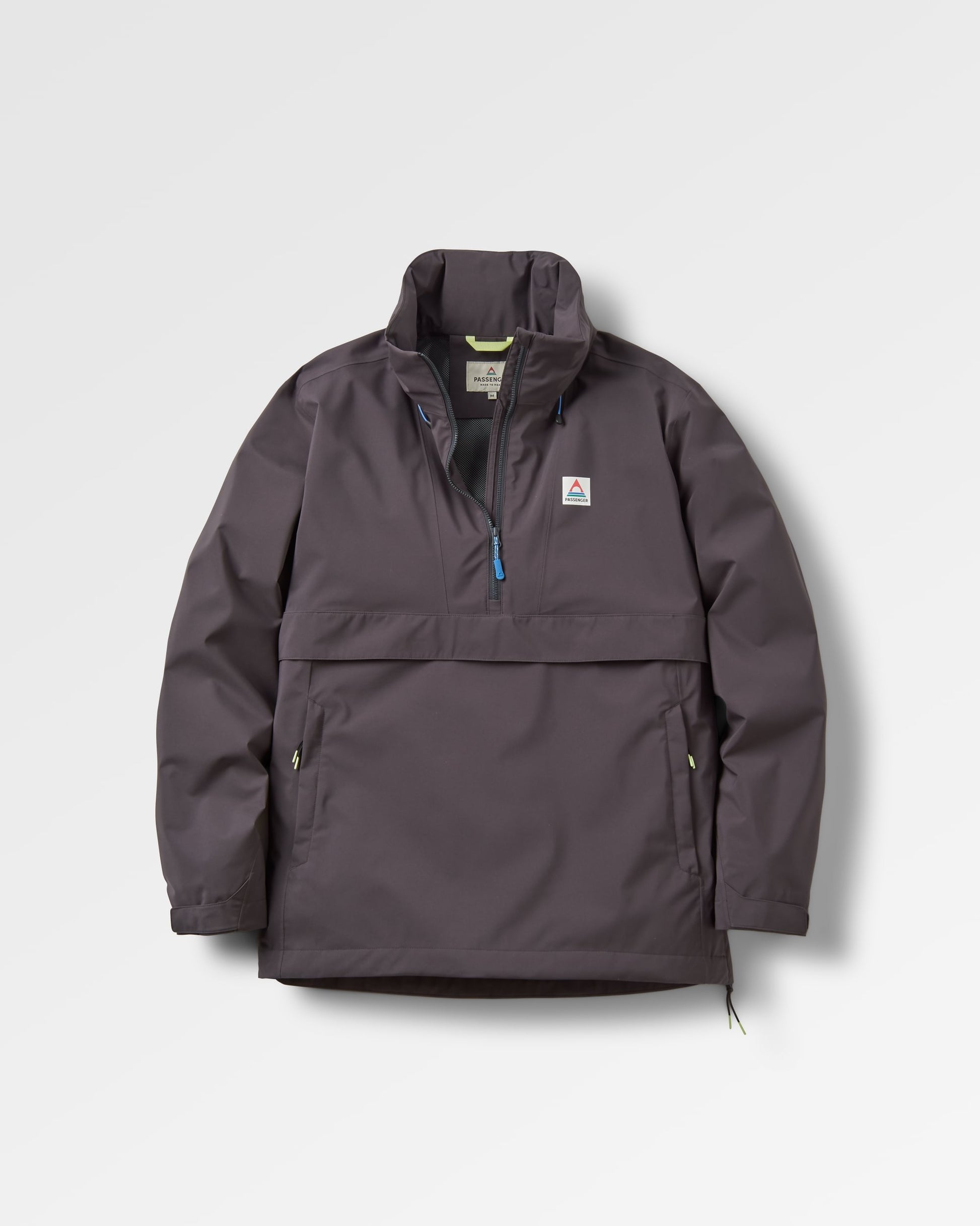 Diablo Recycled Waterproof Anorak - Faded Black - Flatlay