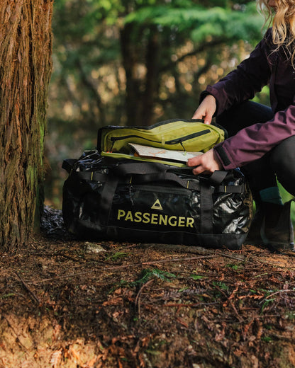 Roamer Recycled 60L Duffel Bag - Black - Lifestyle - Female
