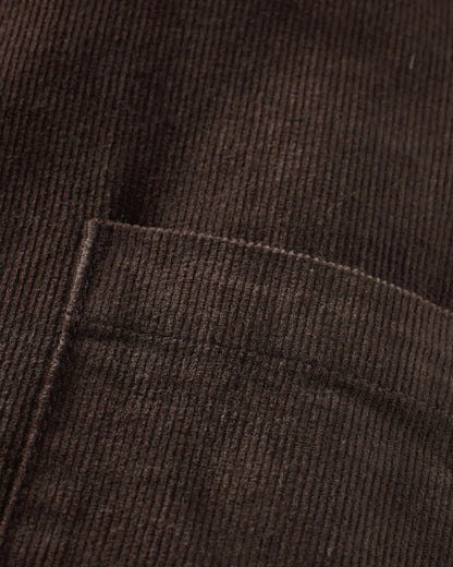 Someday Organic Cotton Corduroy Trouser - Coffee - Flatlay