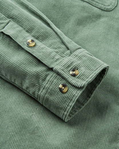 Backcountry Cord Shirt - Pistachio - Flatlay