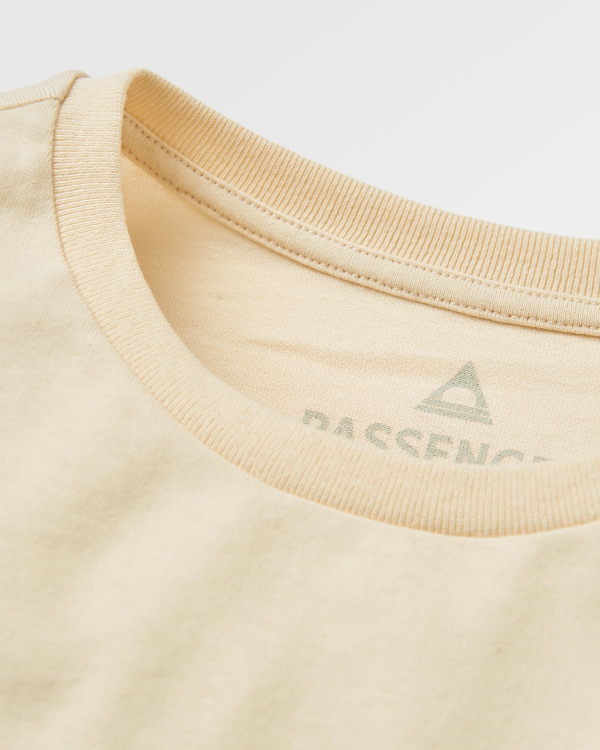 Beechey Recycled Cotton T-Shirt - Birch - Flatlay