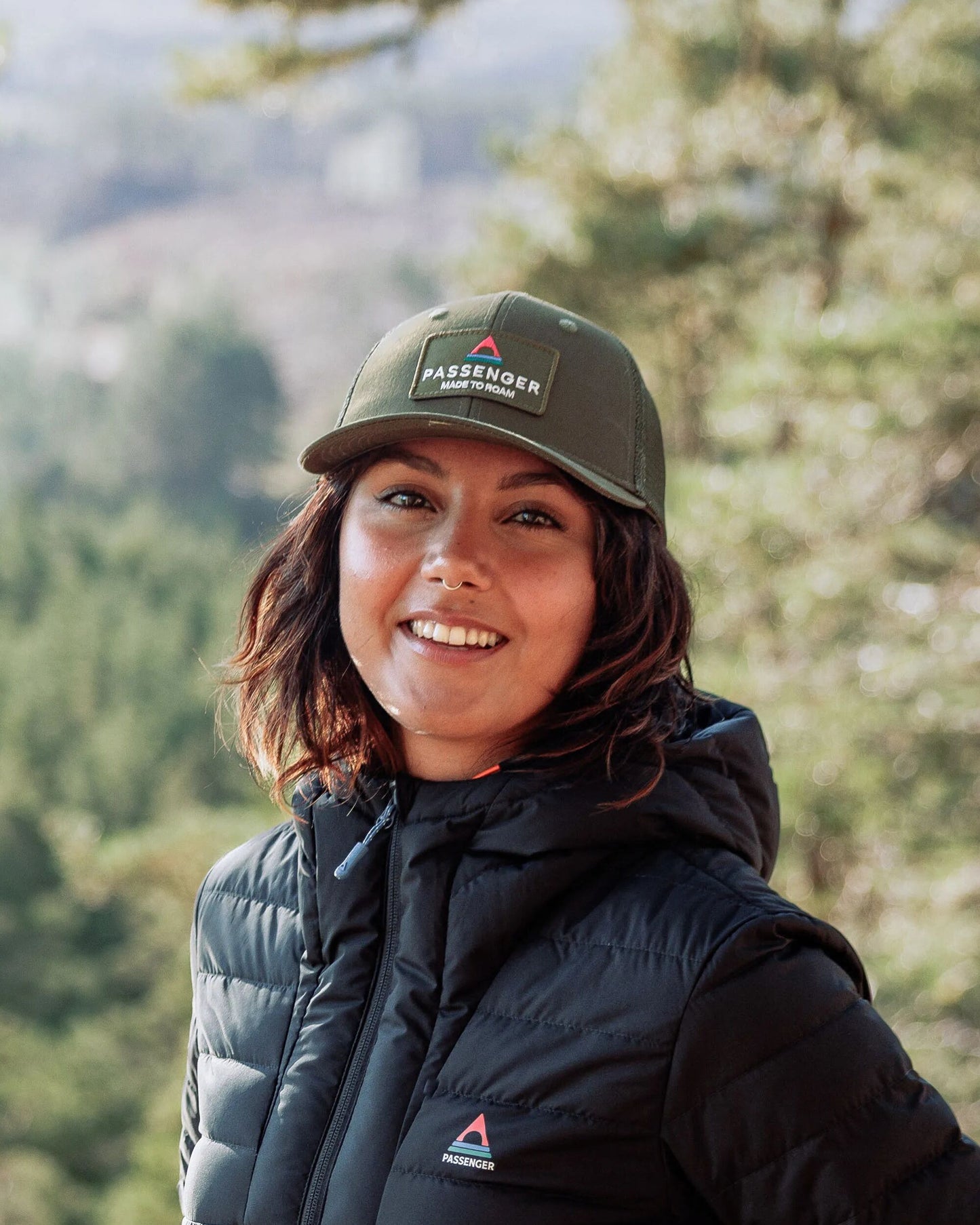 Core Recycled Cotton Trucker Cap - Khaki - Lifestyle - Female