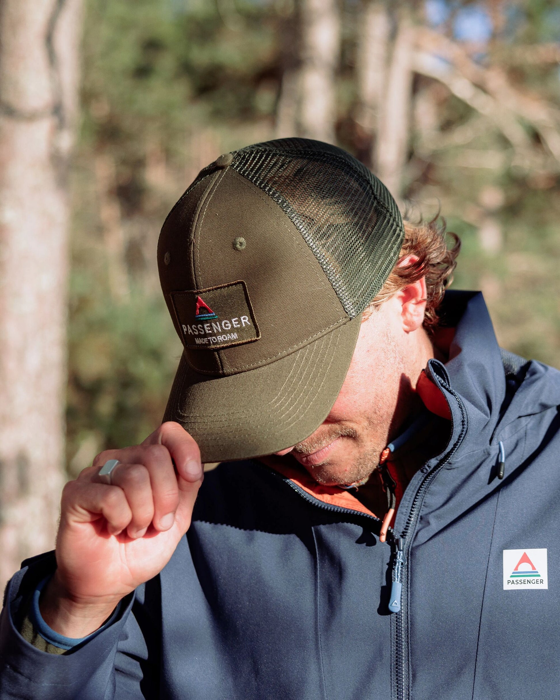 Core Recycled Cotton Trucker Cap - Khaki - Lifestyle - Male