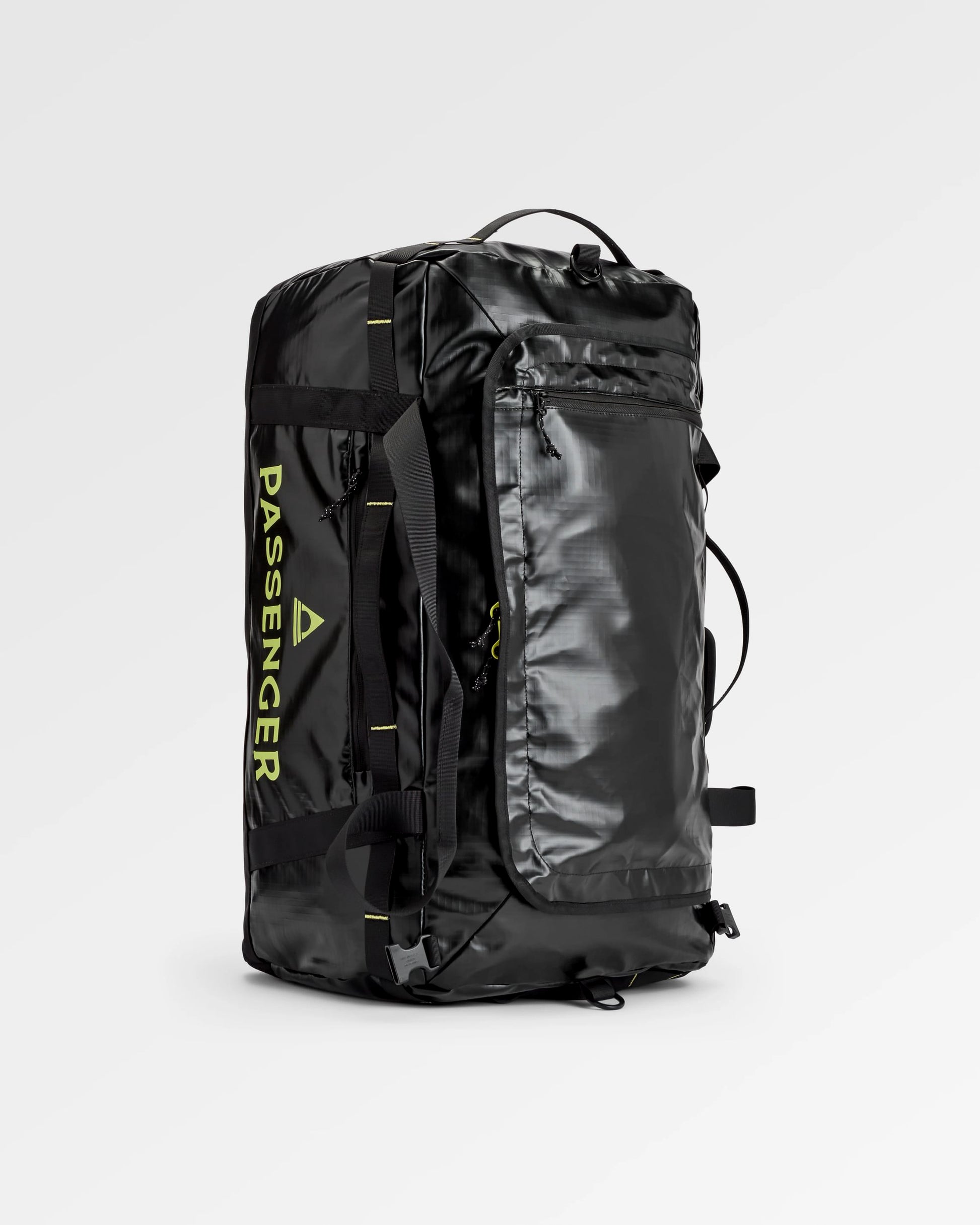 Roamer Recycled 80L Duffel Bag - Black - Flatlay