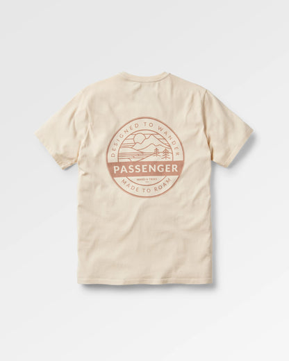 Odyssey Recycled Cotton T-Shirt - Birch - Flatlay