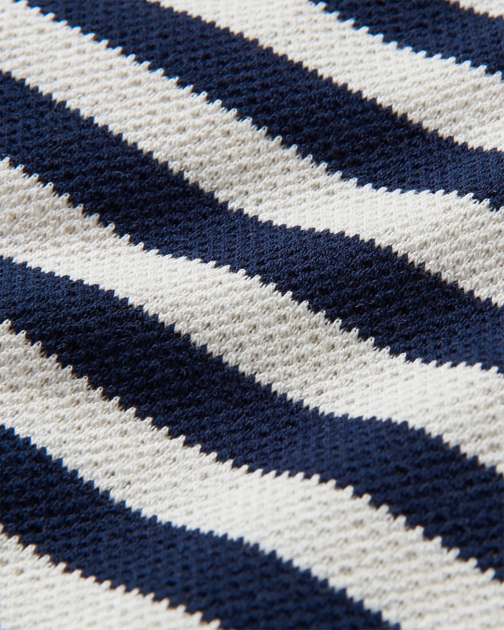Panorama Striped LS T-Shirt - Deep Navy - Flatlay