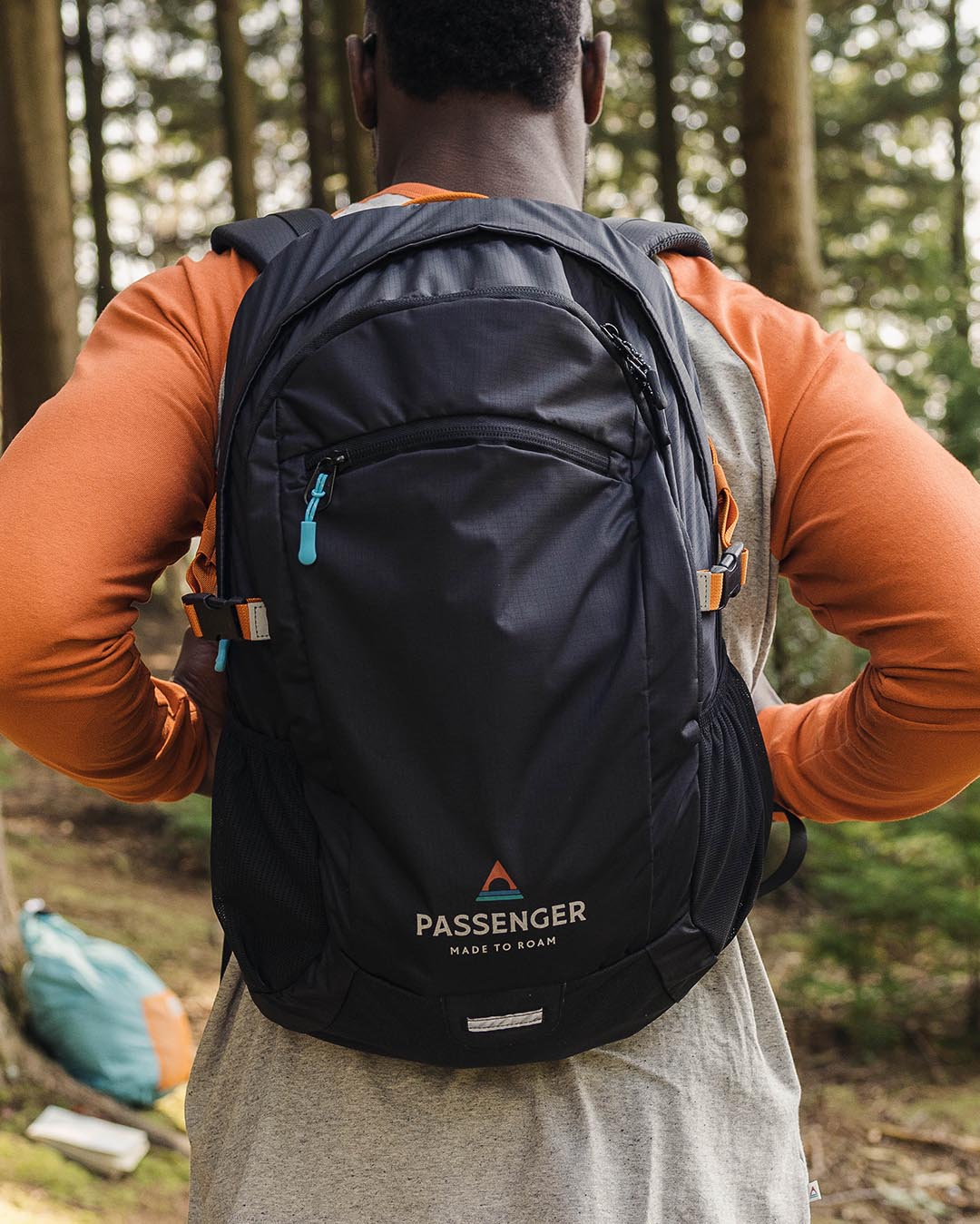 Track Recycled 30L Backpack - Black - Lifestyle - Male
