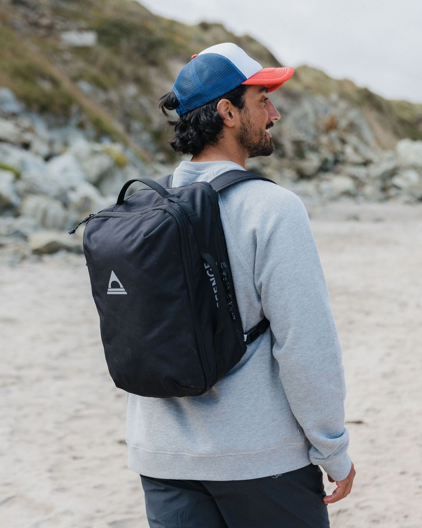Stratos Duffel Backpack - Black - Lifestyle - Male