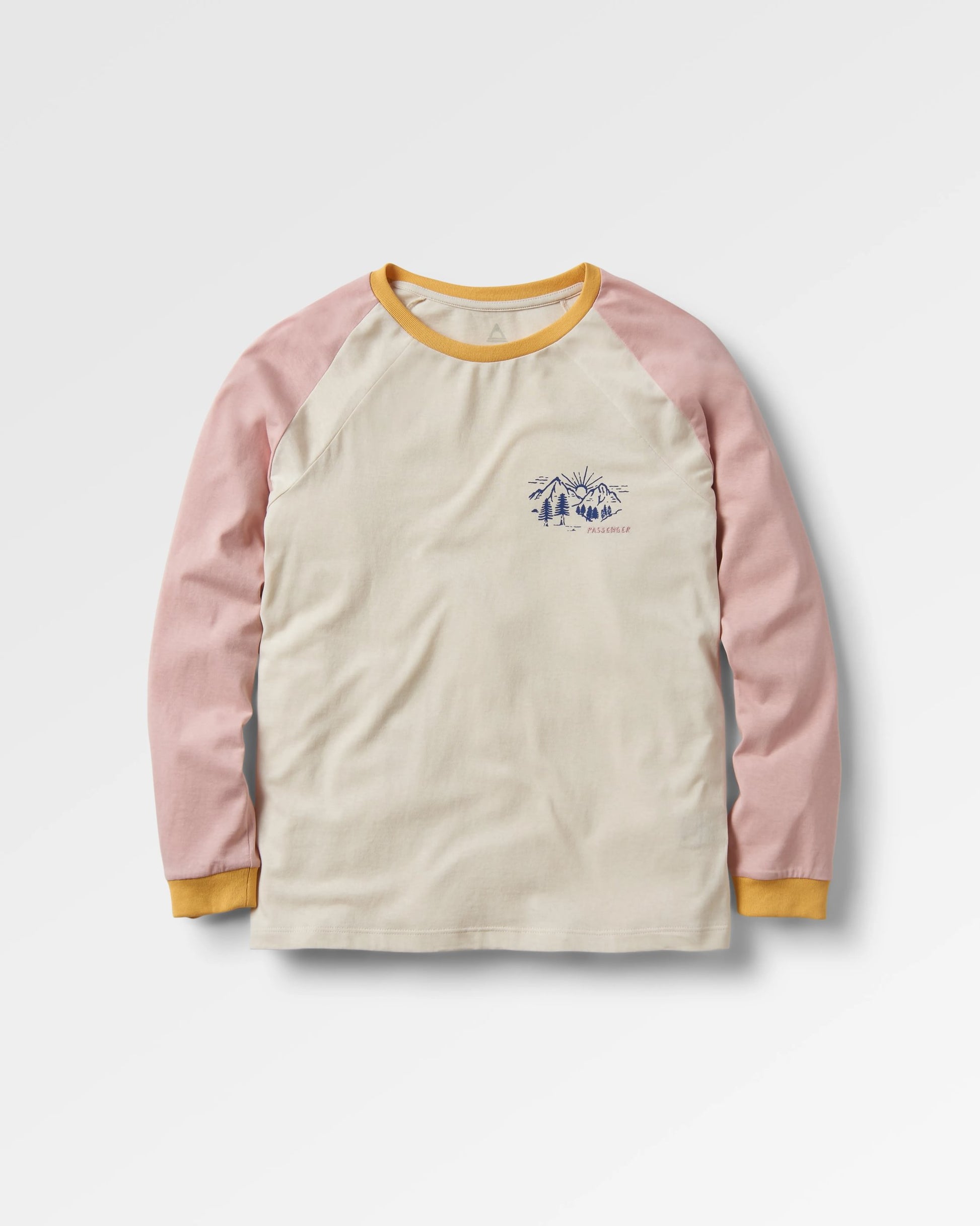 Riser Recycled LS T-Shirt - Birch - Flatlay