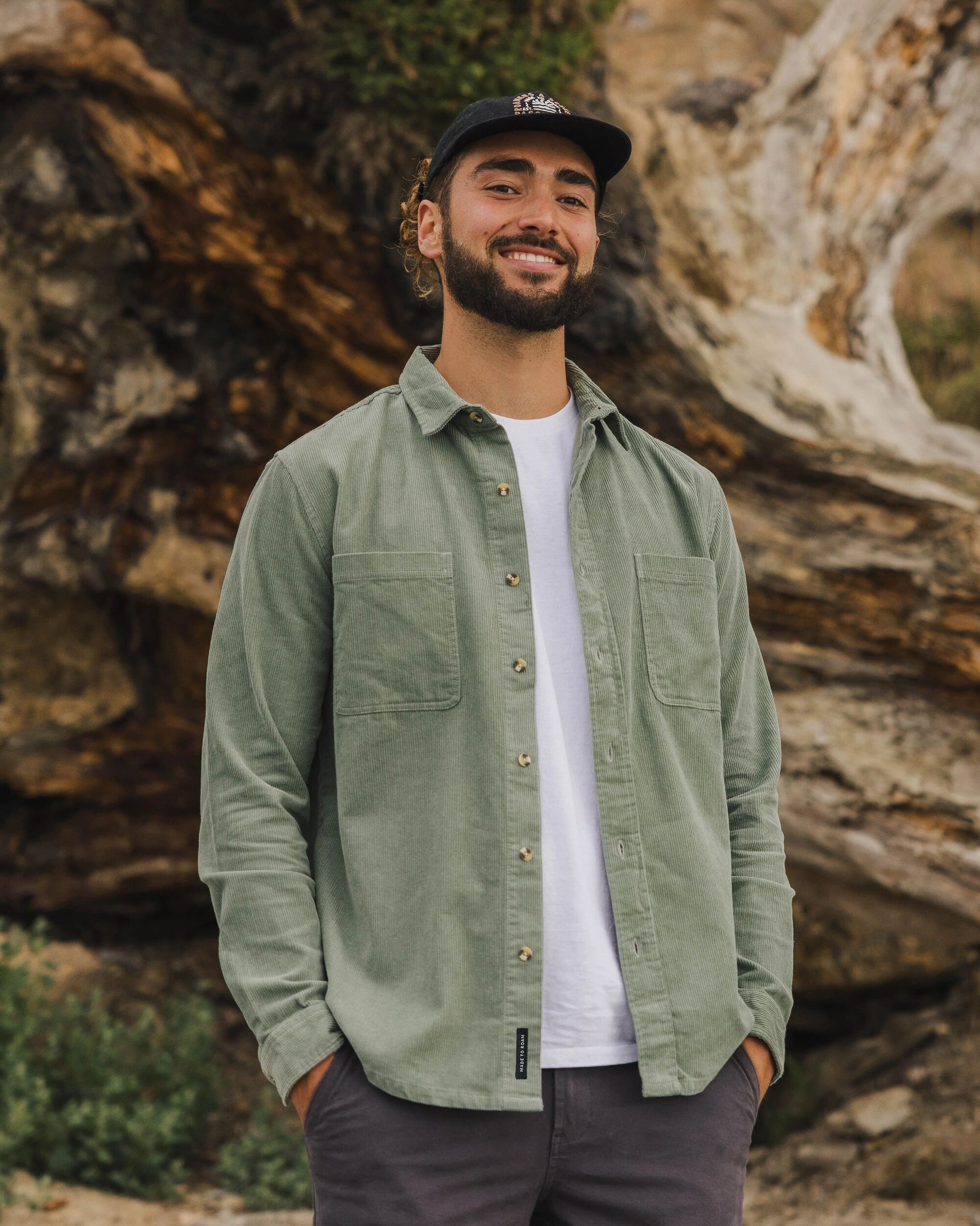 Backcountry Cord Shirt - Pistachio - Lifestyle