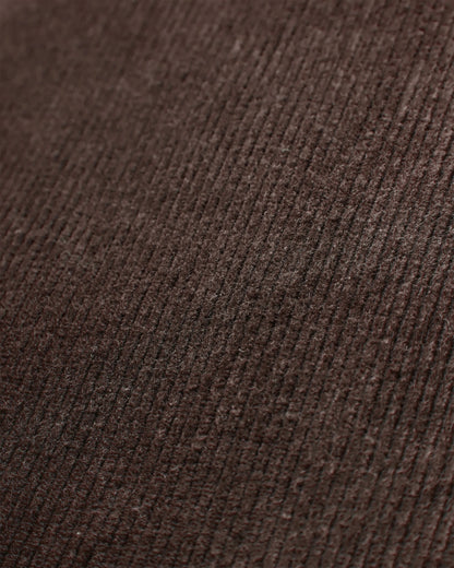 Someday Organic Cotton Corduroy Trouser - Coffee - Flatlay