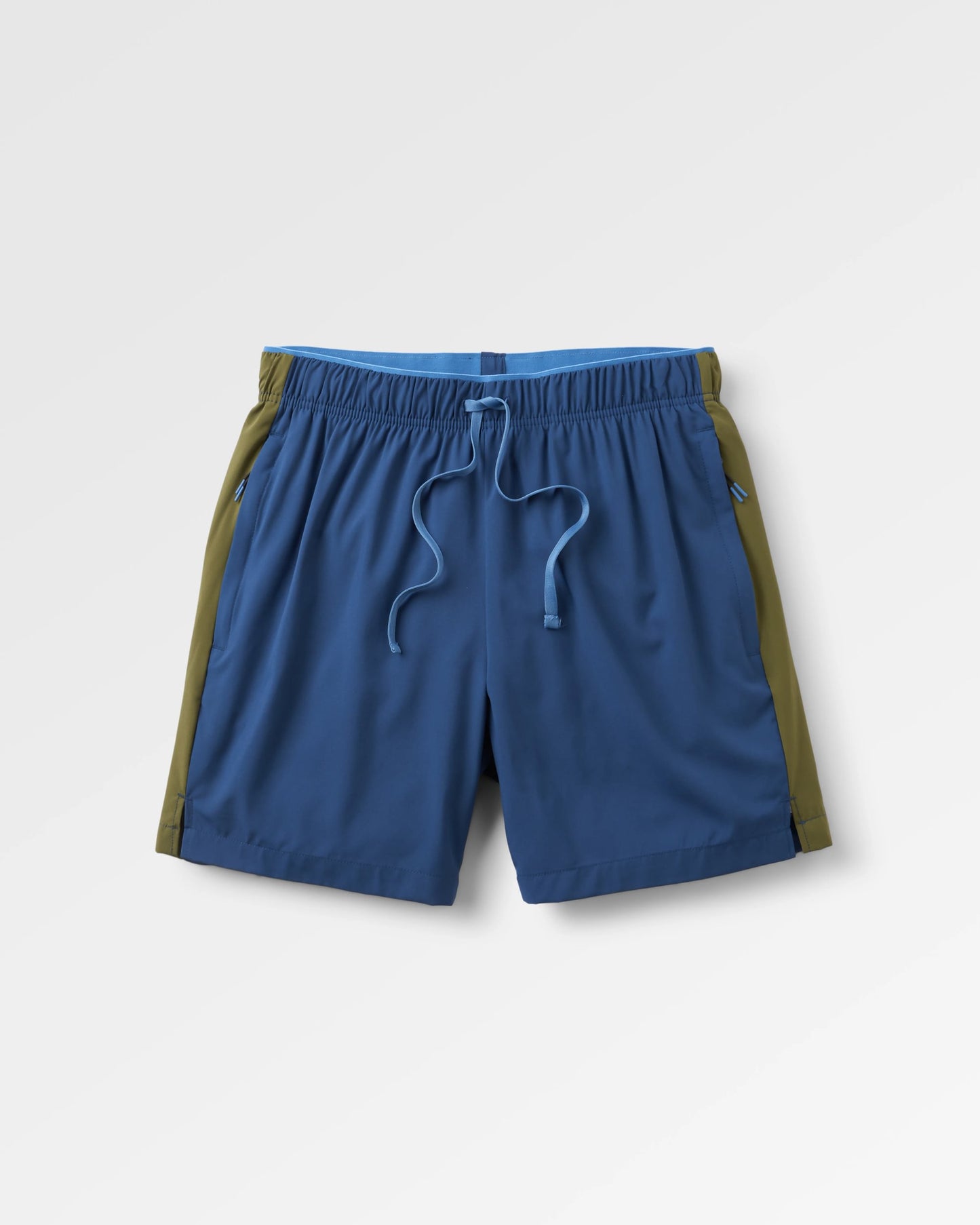 Swift Recycled Trail Short - Dark Denim - Flatlay