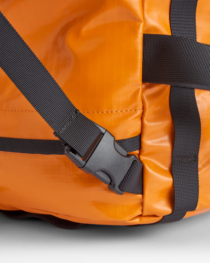 Roamer Recycled 60L Duffel Bag - Sunrise Orange - Flatlay