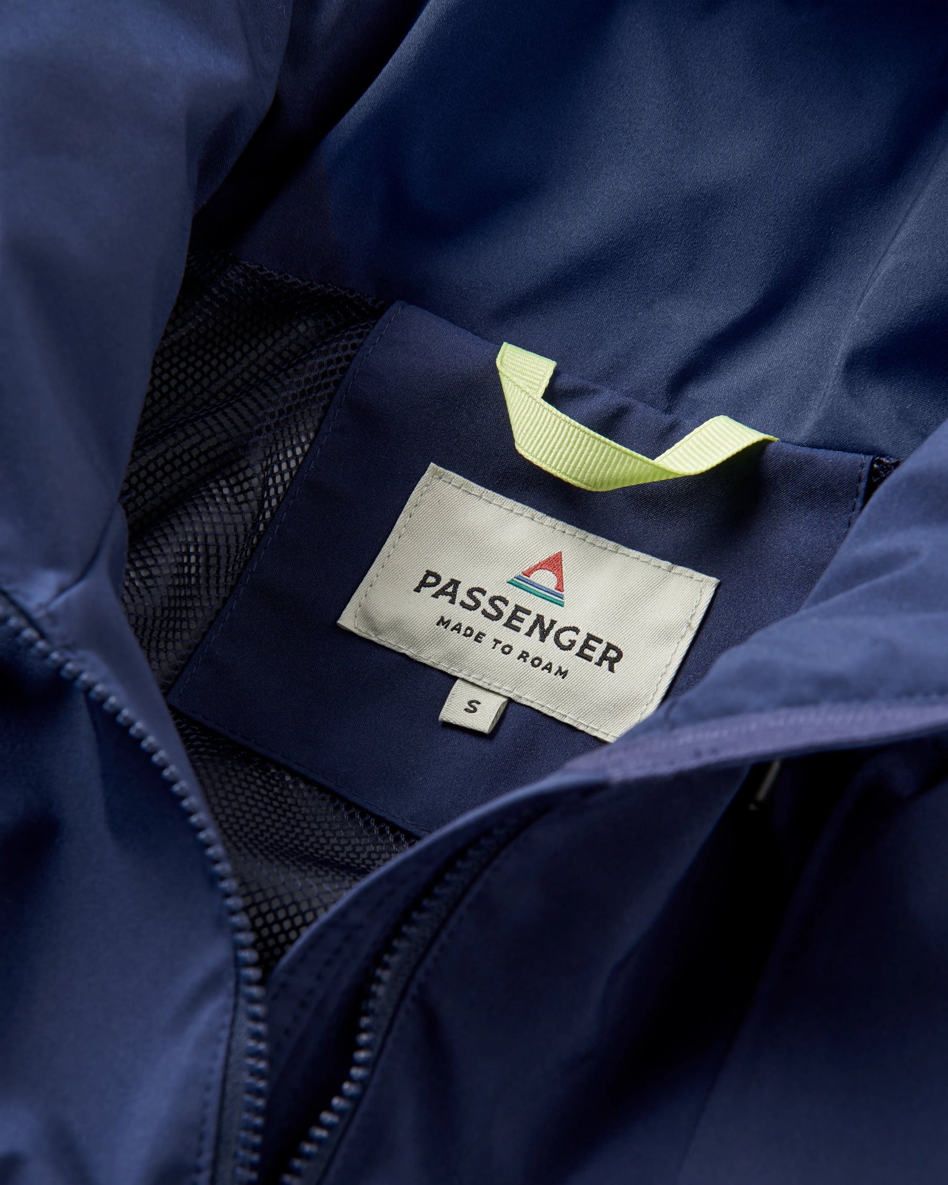 Skyline Recycled Waterproof Anorak - Rich Navy - Flatlay