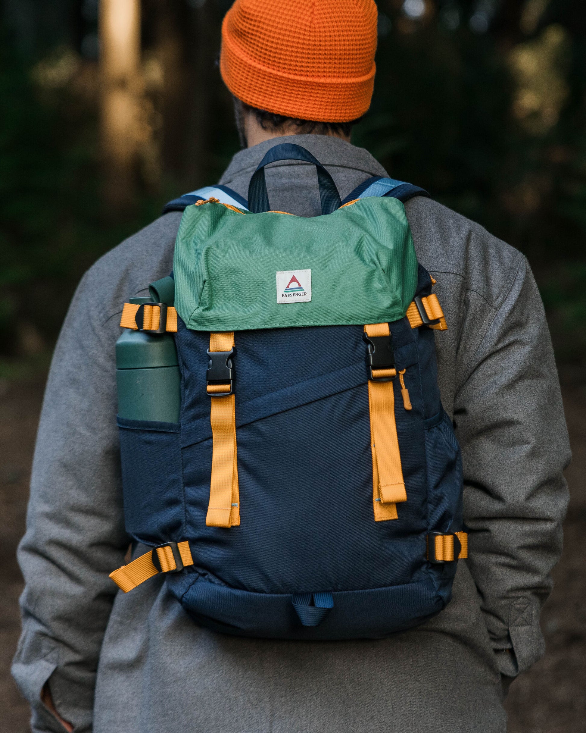 Boondocker Recycled 26L Backpack - Navy/ Laurel Green - Lifestyle - Male