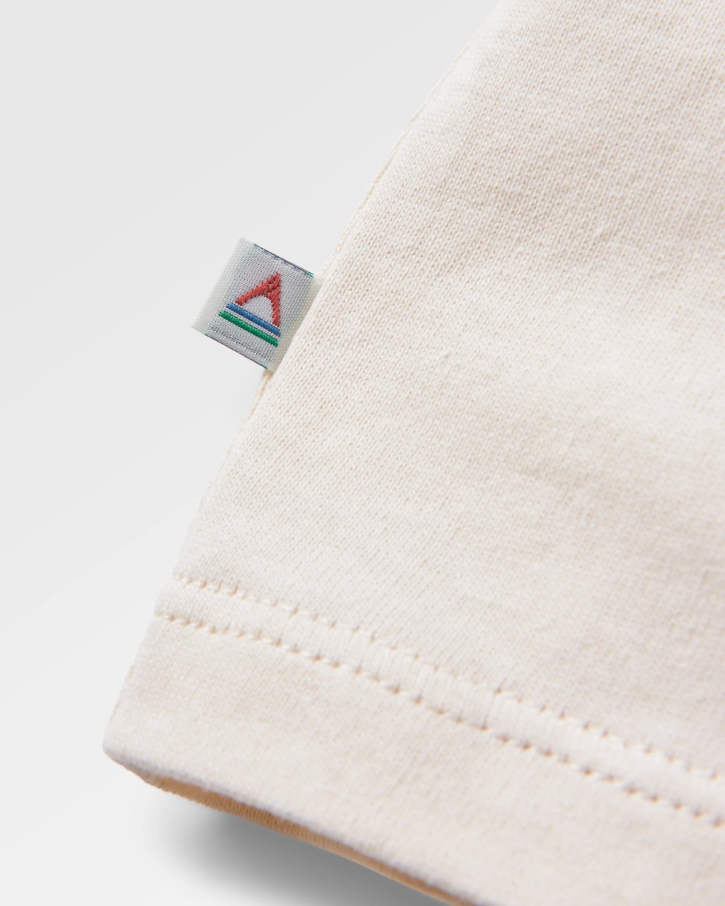 Seasonal Recycled Cotton Oversized T-Shirt - Birch - Flatlay