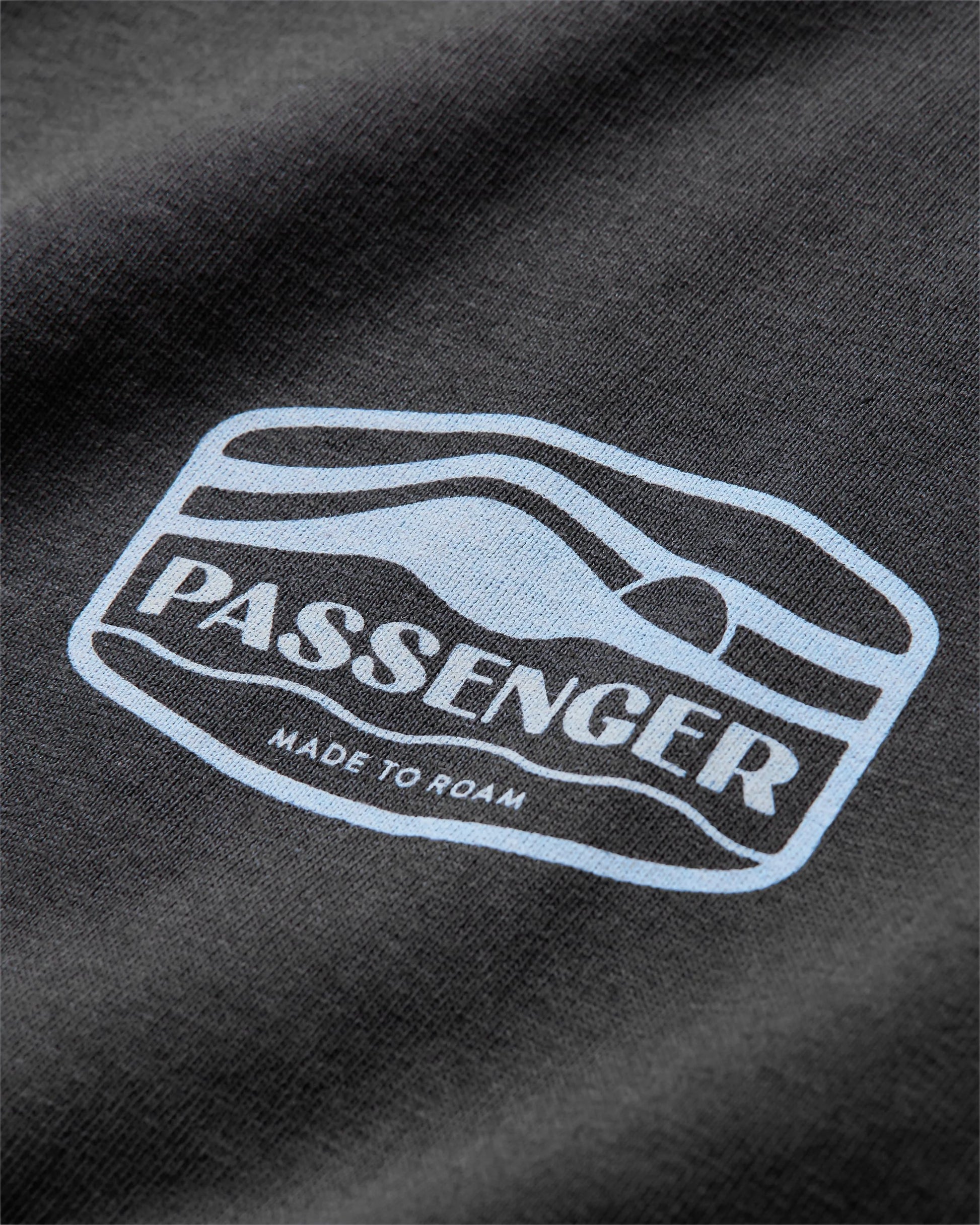 Rambler Recycled Cotton T-Shirt - Black - Flatlay