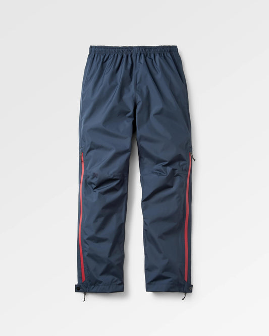 Droplet Recycled Waterproof Trouser - Deep Navy - Flatlay
