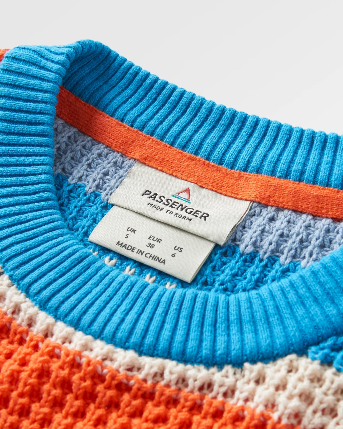 Reflection Stripey Jumper - Ember Orange Multi Stripe