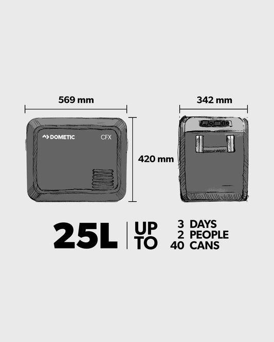 Dometic CFX3 25 - Slate/Mist