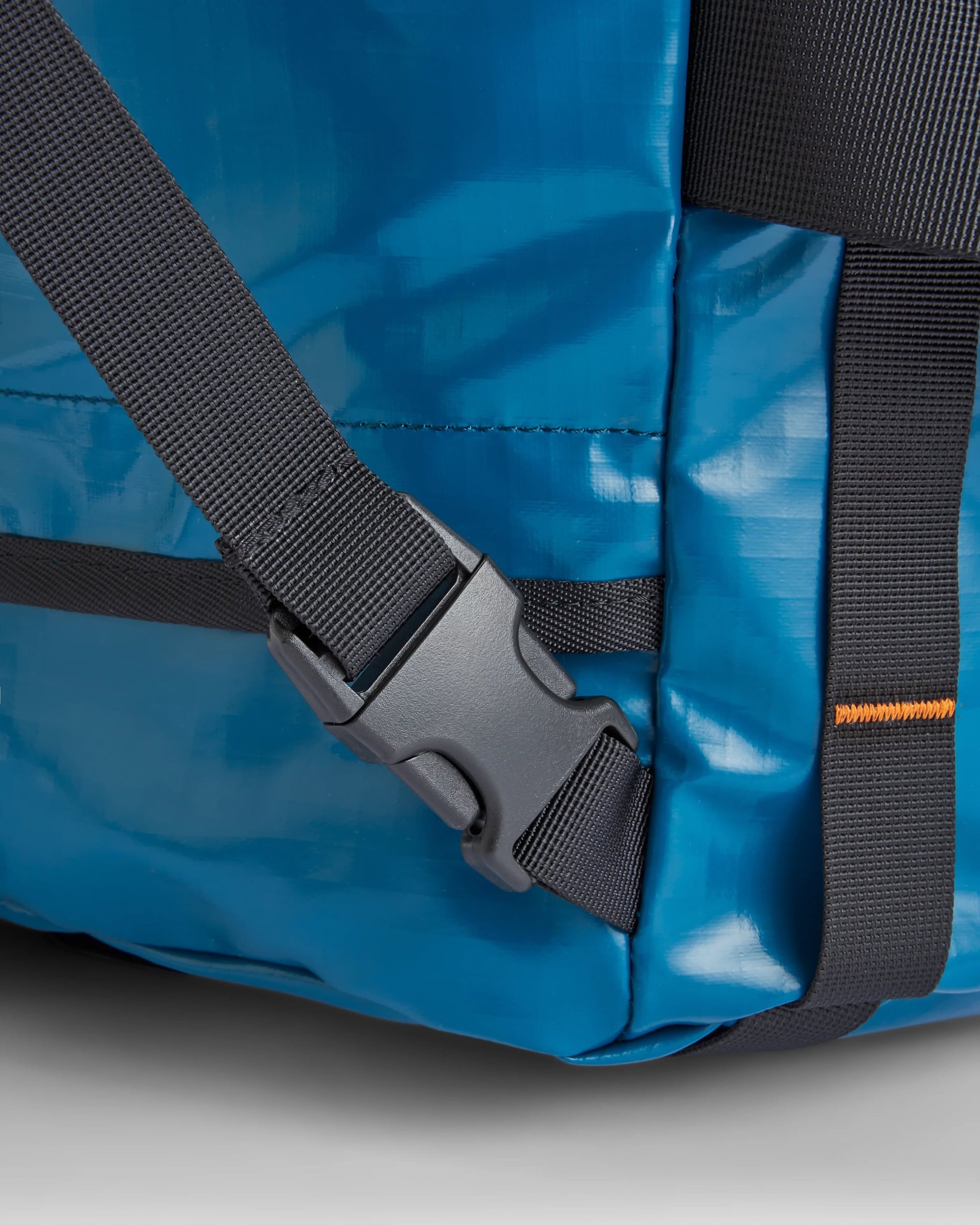 Roamer Recycled 80L Duffel Bag - Tidal Blue - Flatlay