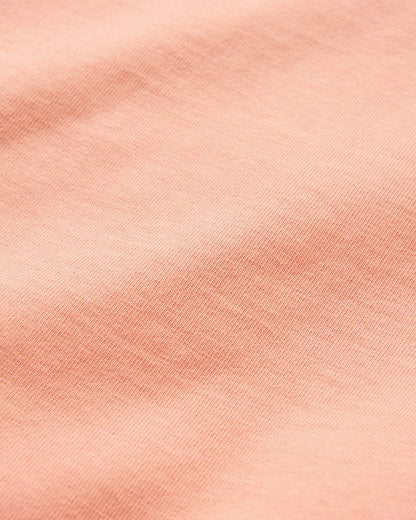 Dumont Organic Relaxed Fit T-Shirt - Tawny Peach - Flatlay