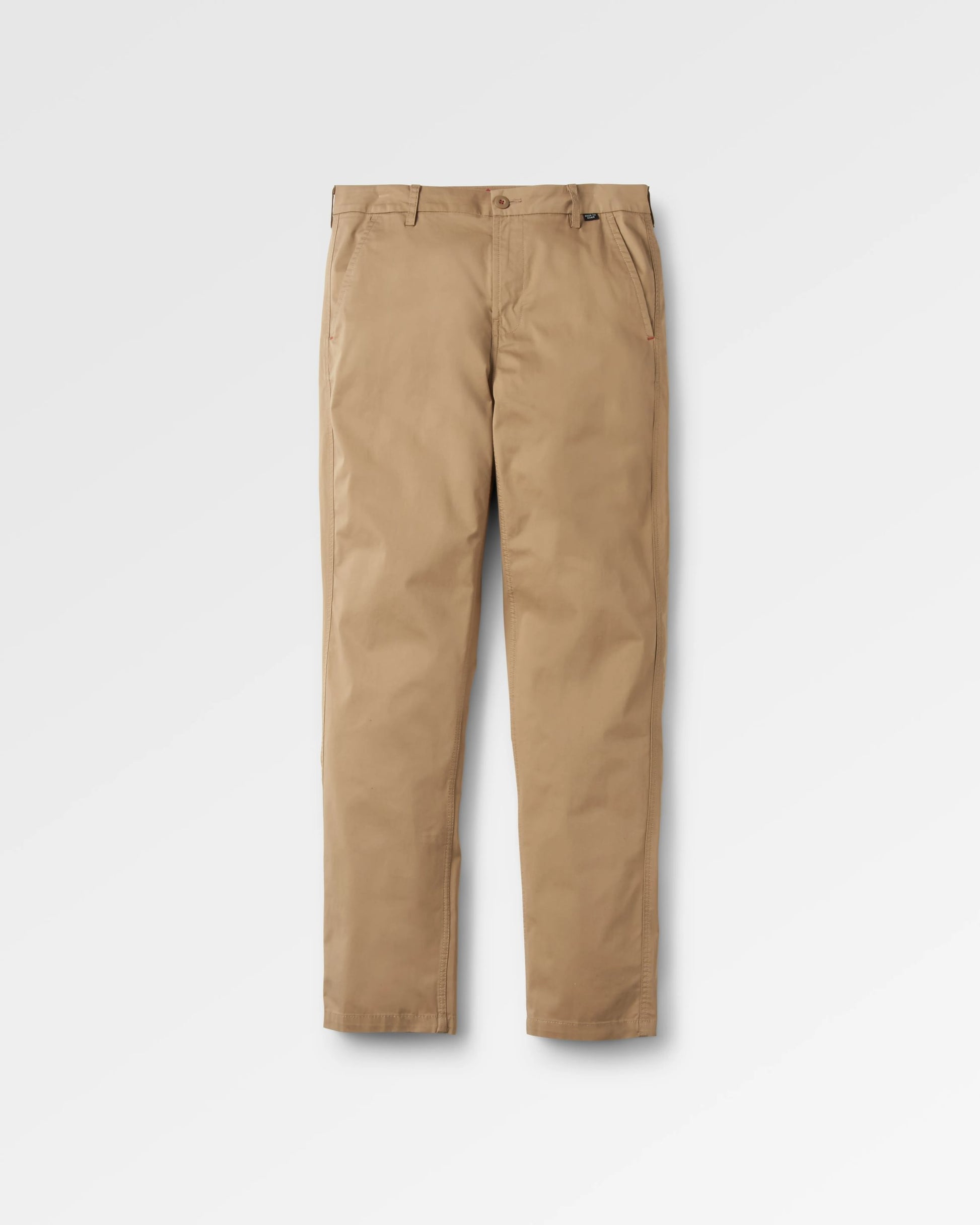 365 Light Organic Cotton Trouser - Biscuit - Flatlay