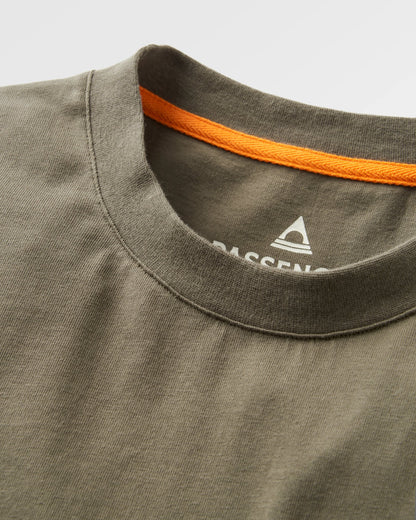 Travel Pocket Relaxed Fit T-Shirt - Dusty Olive