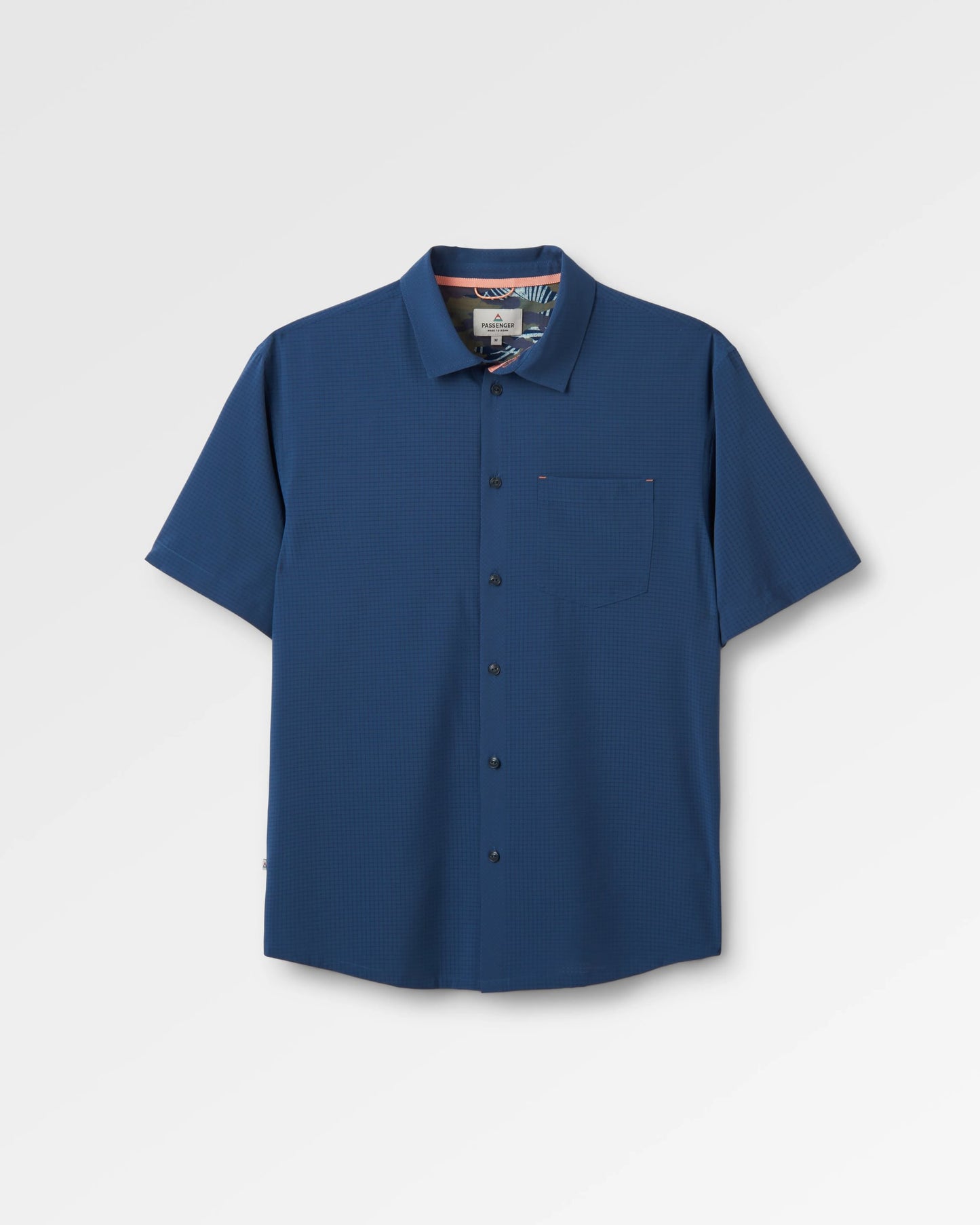 365 Recycled Active Shirt - Dark Denim - Flatlay