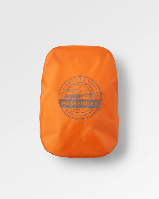Recycled Backpack Cover (18-35L) - Sunrise Orange - Flatlay