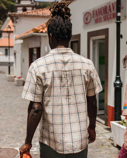 Chill Organic Cotton Check Shirt - Birch - Lifestyle