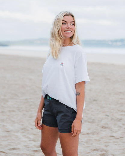 Classic Recycled Cotton T-Shirt - White - Lifestyle