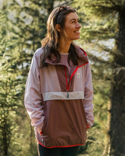Viento Recycled Windshell Anorak - Lilac Mist/Grape - Lifestyle