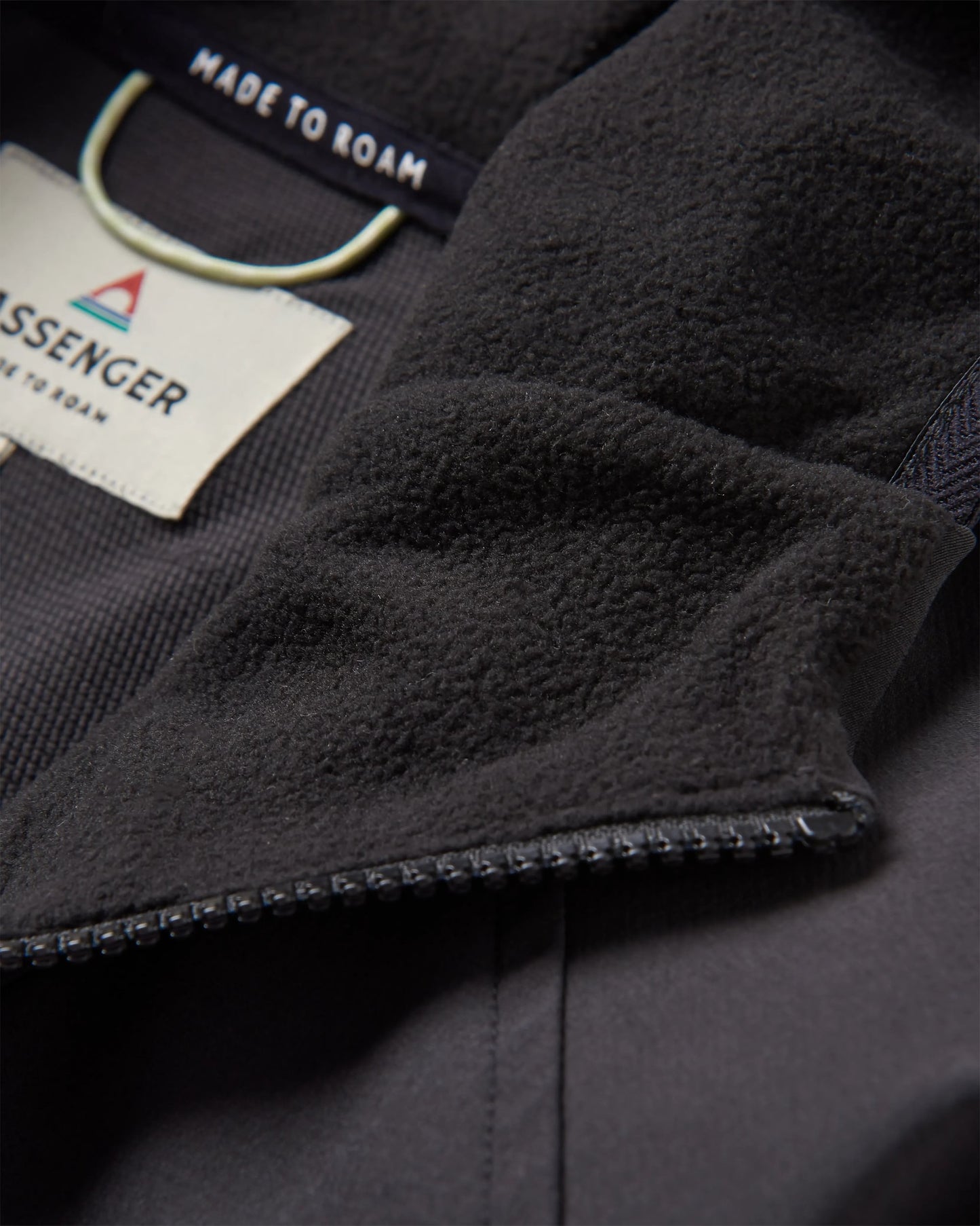Ocean Recycled Softshell Jacket - Black - Flatlay